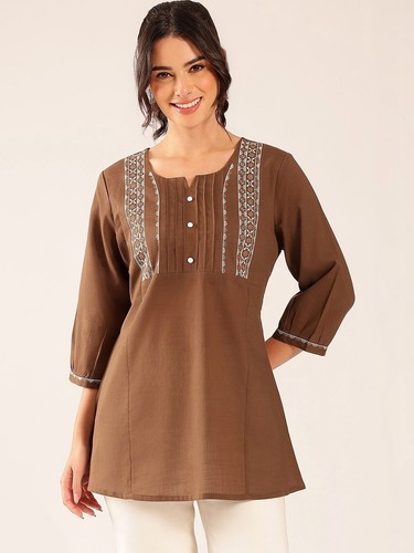 Indian women brown cotton - women,