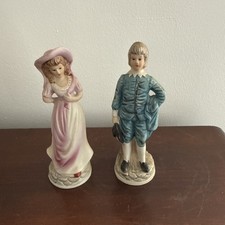 Vintage Lefton Pinkie & Blue