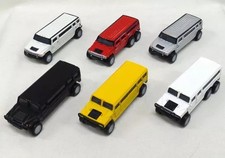 Set of 6 Pullback Cars Hummer