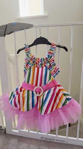 Girls multicolour rainbow - multicolour,