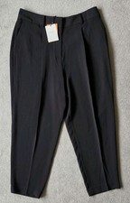 L.K. Bennett Black Tabitha Trousers W/o Belt | UK 18 | Brand New With Tags £229