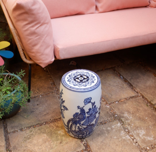New ceramic garden - new, stool