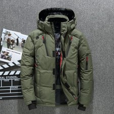 Mens Winter Quilted Warm Coat