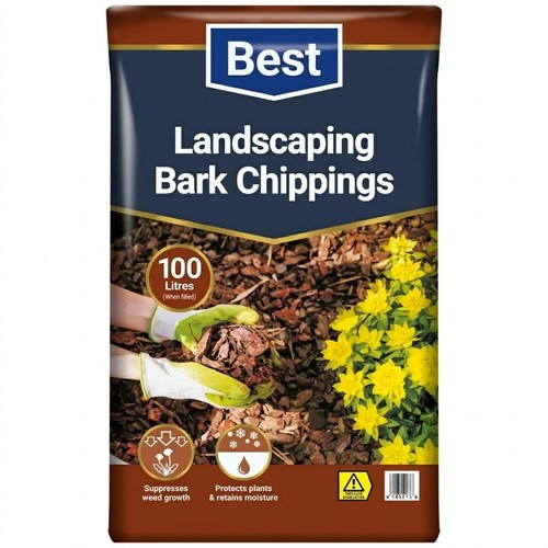 Garden bark chippings 100l - garden,