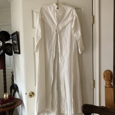 Vintage White Cotton Gown 