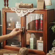 Wooden Storage Cabinet Desktop