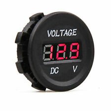 12/24V DC LED VOLTMETER VOLTAGE GAUGE DISPLAY PANEL VOLT METER CAR CAMPER