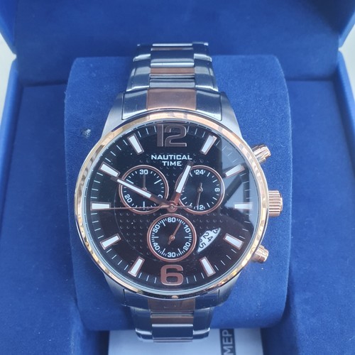Nautical time mens chronograph - mens,
