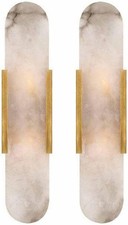 Modern Marble Wall Sconces Set