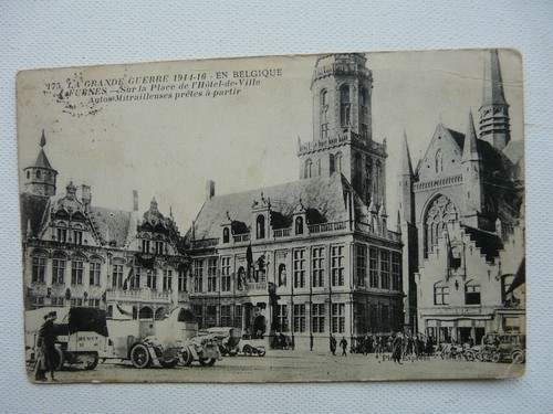 Ww1 postcard sent from - from, the
