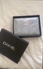 CHANEL Wallet Clutch Black Leather