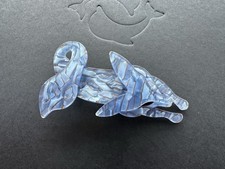 Pale Blue Plastic Mosaic Fox