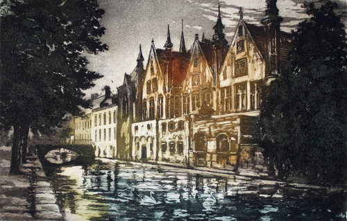 Signed coloured vintage - coloured,