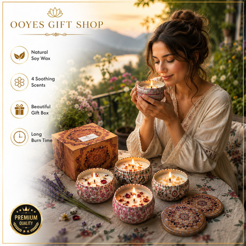 Scented candle gift - scented,