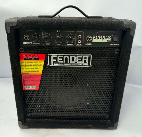 Fender rumble 15w solid - fender,