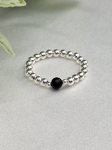 Sterling silver elasticated - sterling,