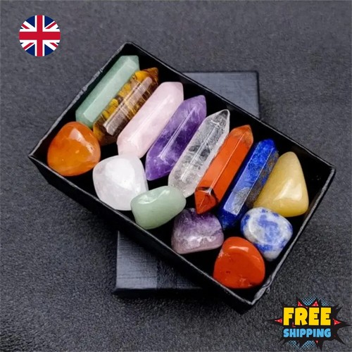 14pcs quartz crystal chakra - 14pcs,