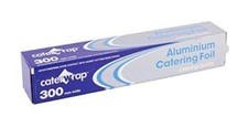 Caterwrap Aluminium Catering Foil Catering Quality Strong 14Mu 300mm x 75m