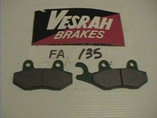 VESRAH VD340 BRAKE PADS SUZUKI RM DR 125 250 350 KAWASAKI KX YAMAHA YZ EBC FA135