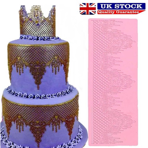 Crown silicone fondant lace - crown,
