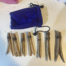 A mix of 7 vintage wooden