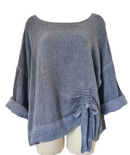 Washed Linen Blend Top One