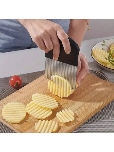 Stainless steel wavy blade - steel,