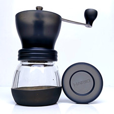 🔥 Hario Skerton Ceramic 2-Piece Modern Manual Coffee Grinder Mill / Glass Jar