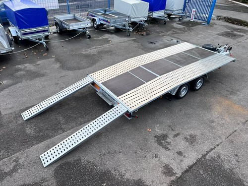 Beaver tail trailer twin axle - tail,