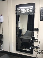 salon mirror unit. / barber shop mirror unit 