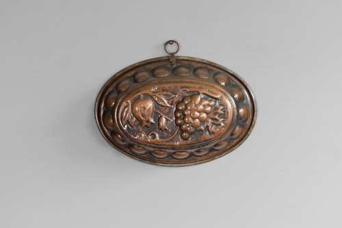 Copper jelly mould - jelly,