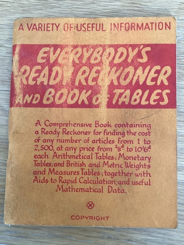 Everybodys ready reckoner and - everybodys,