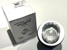 LED Brick Light Exterior Lighting 240v HIB Glass 100mm Cold White IP65 Garden