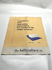 Hallicrafters Co S-38 Receiver