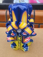 hand carved candle 13 cm 