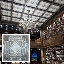 Embellished ceiling tiles Suspended Wall Panels for Cafe Club PL81 10pcs