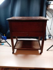 Vintage Sewing Trolley On
