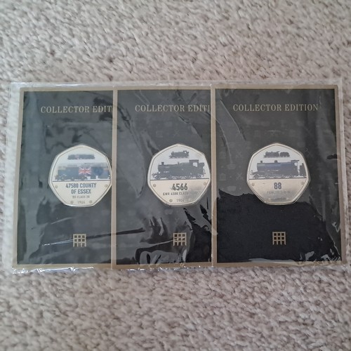 Railway heritage coins - railway, x3