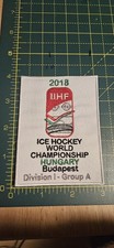2018  IIHF Ice Hockey World championship HUNGARY Budapest Div 1 Great Britain