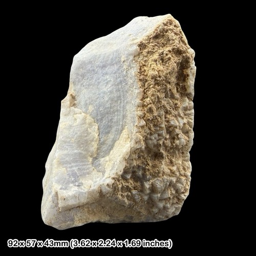 Blue lace agate rough - lace, natural