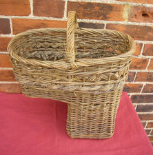 Vintage Wicker Stair Basket