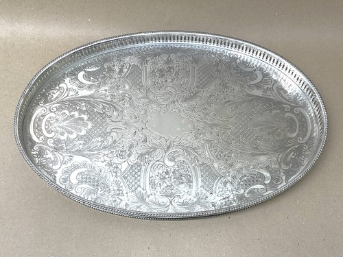 Silver plated oval - silver, gallery