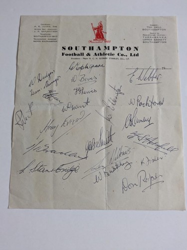 Southampton 1947 very rare - 1947,