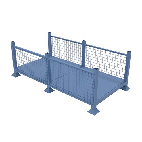 Long storage stillage with - stillage,