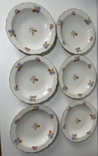 Bavaria Schumann Porcelain China 6 Plates 15cm Diameter