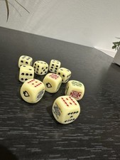 RARE IVORY Antique Poker Dice