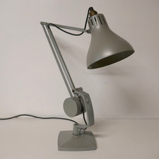 Vintage 1950s Hadrill & Horstmann Grey Simplus Counter Balance Desk Lamp