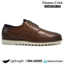 MENS LEATHER MEMORY FOAM LACE