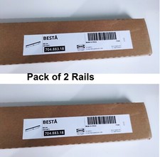 2 x Ikea BESTA Suspension Rail