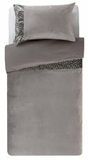 Argos Home Sequin Leopard Print Bedding Set - Single